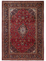 Persian Large Hand Knotted Kashan Rug